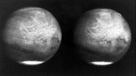 Marsaufnahme von Mariner 7